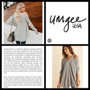 Umgee cold shoulder sweater Size L Color Gray